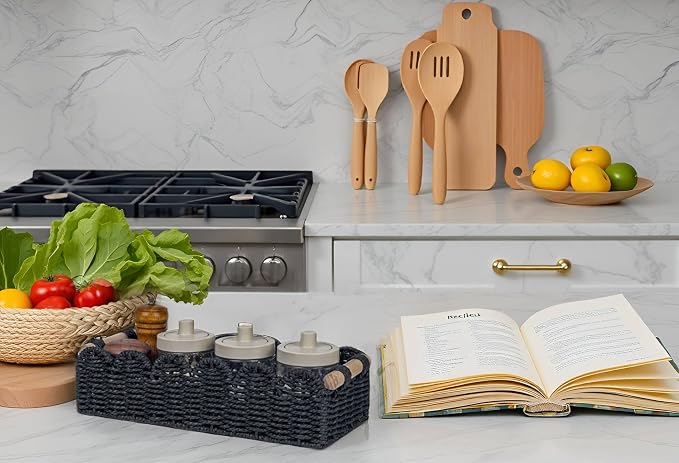 CubesLand Toilet Paper Storage Basket Scalloped Edge Home Decor Basket - Image 5