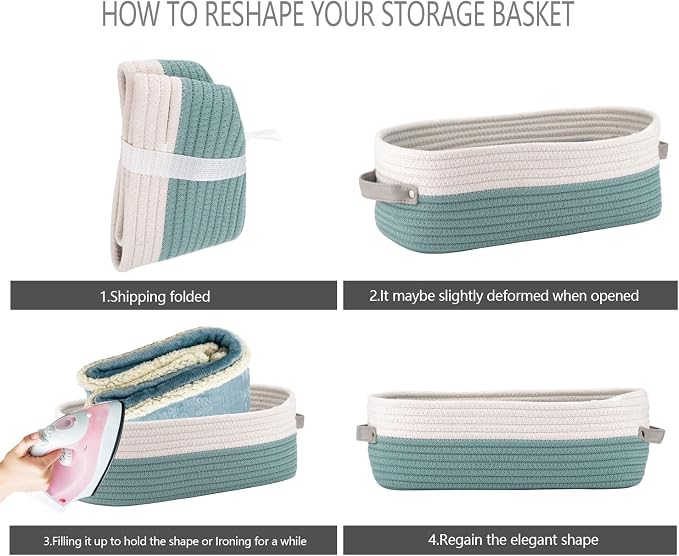 Cotton Rope Woven Toilet Paper Baskets - Image 7