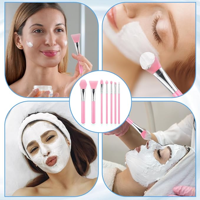 7PCS Silicone Brush Applicator Kit, Resin Brush Applicator UV Resin Brushes - Image 7