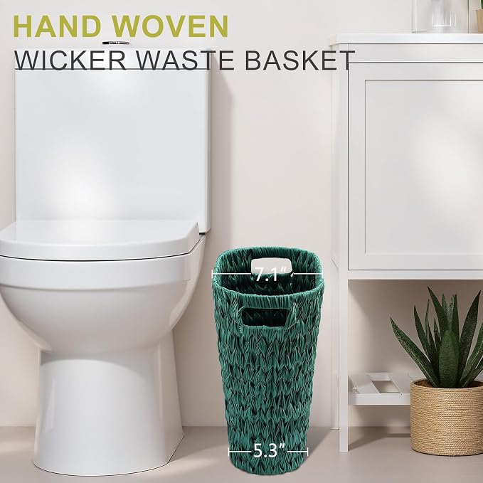 Dark Green Bathroom Accessories Set - Image 9