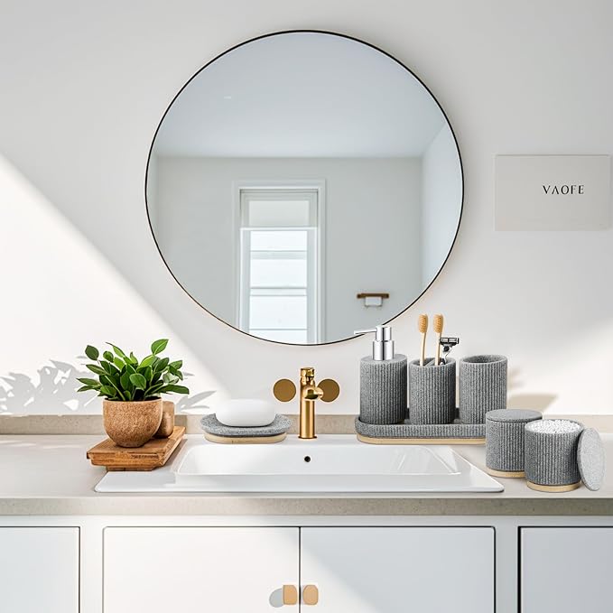 7PCS Bathroom Accessories Set, - Image 8
