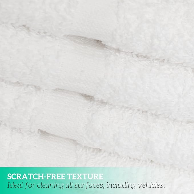 GREEN LIFESTYLE Bulk Washcloths 12x12 50 Pack - Image 7