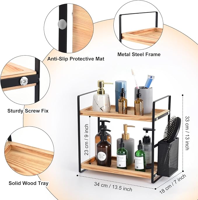 LEMIKKLE Bathroom Counter Organizer - Image 4