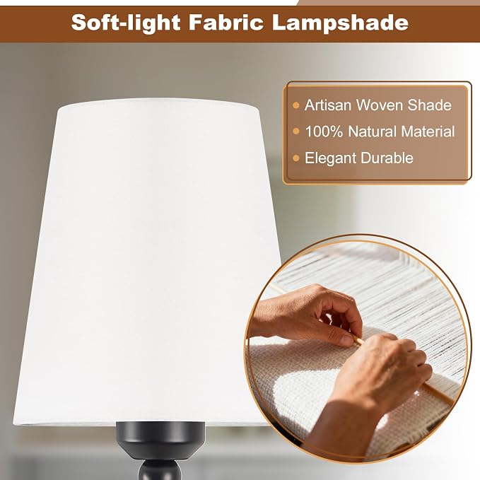 Modern Wall Sconces Set of 2, Hardwired Wall Lights - Image 7