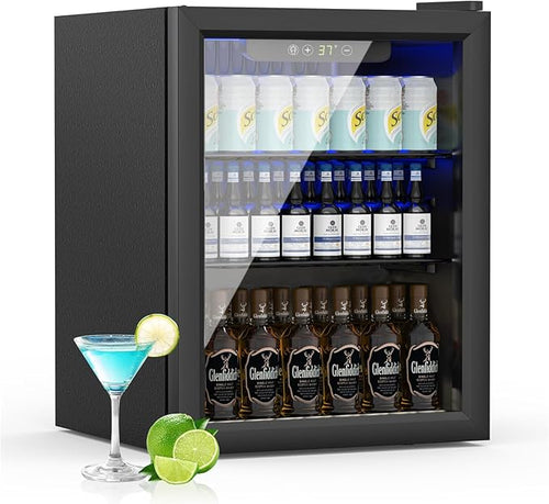 1.7 Cu.ft Beverage Refrigerator Cooler, 72 Cans Mini Fridge by Unknown