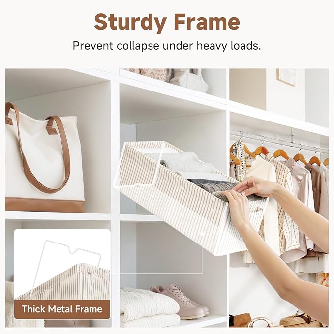 StorageWorks Narrow Storage Bins, Small Basket - Image 5