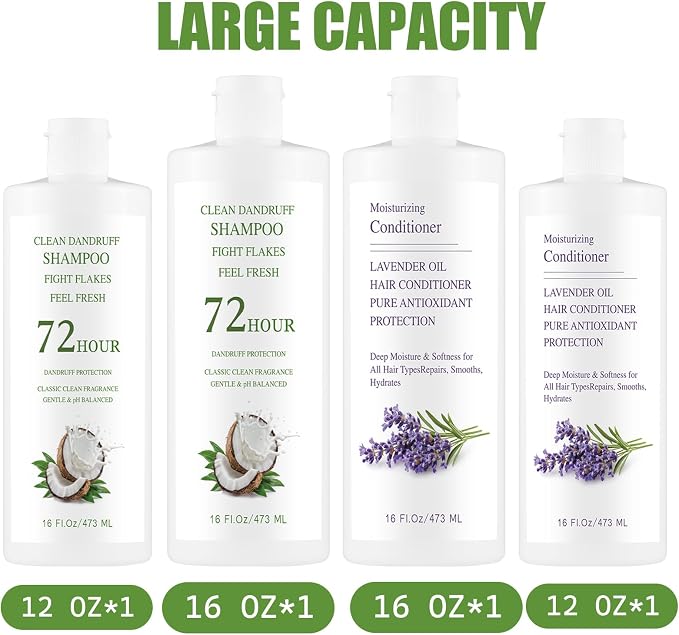 Cruise Empty Shampoo Bottles: 56oz in Total Leak-Proof - Image 2