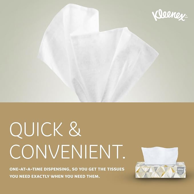 Kleenex Professional Facial Tissue, Flat Boxed Format, Designed - Image 7