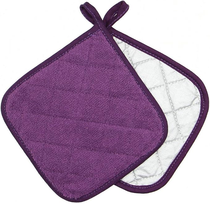 Cotton Pot Holders Cotton Made Machine Washable Heat Resistant Everyday Kitchen - Image 4