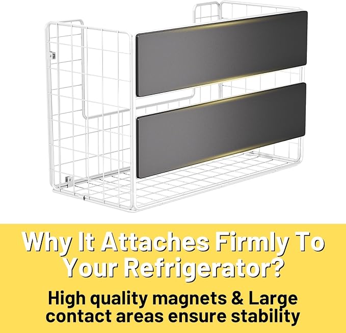 Ofiray-home Magnetic Fridge Shelf, Fruit Potato & Onion Storage Bins, Pantry - Image 3