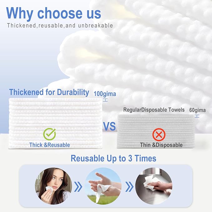 30pcs Thickened Compressed Towels, Disposable Washcloths - Image 3