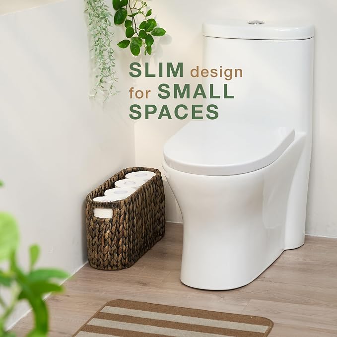 Black Toilet Paper Storage Basket - Image 3