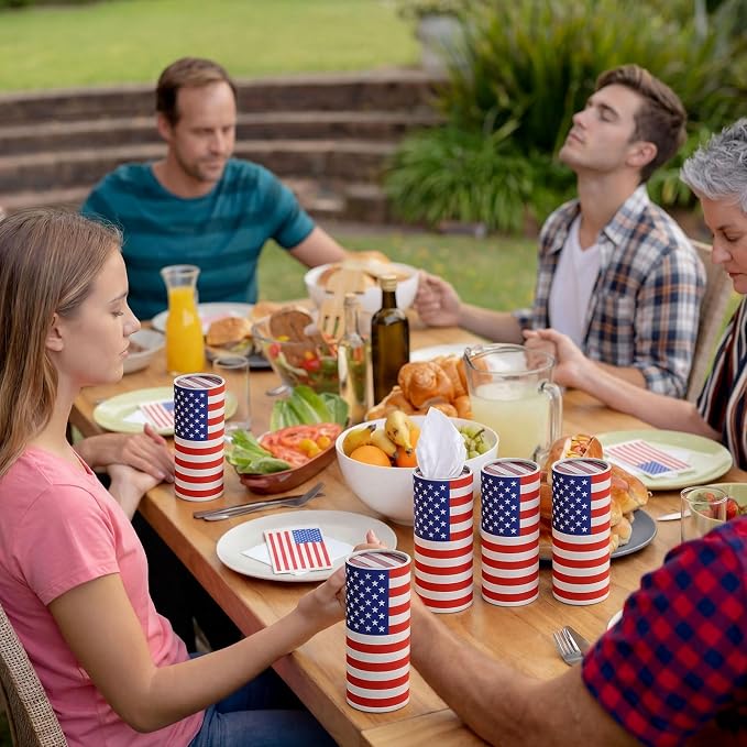12 Pack 4th of July Flag Tissue Boxes - Image 6
