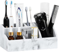 Luxspire Electric Toothbrush Holders, Bathroom Organizer Countertop Caddy 5 by Luxspire