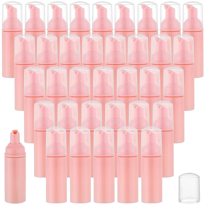 36 pcs 2oz Empty Foam Soap Dispensers Bottle Lash Cleanser Bottles Refillable by GliSun