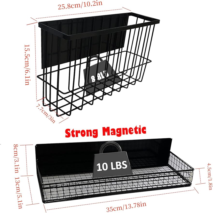 Bruda 2 Pack Magnetic Storage Rack - Image 4