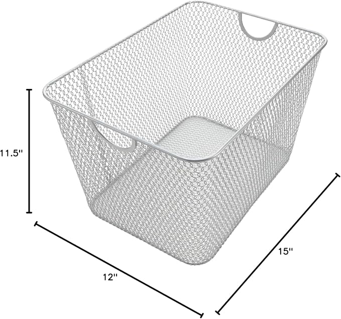 YBM HOME Kitchen Pantry Organizer Wire Basket - Image 2