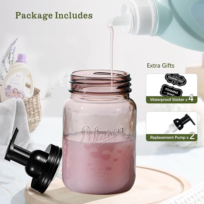 Amolliar Plastic Foaming Soap Dispenser - Image 5
