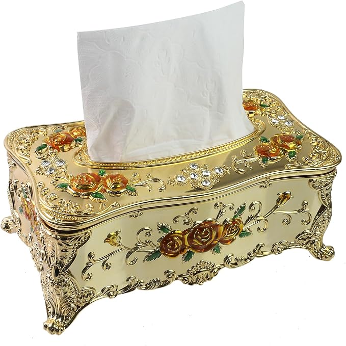 Geesatis Tissue Box Cover, Rectangle Tissue Box Holder, Rectangular Napkin by GeesatisToolHardware