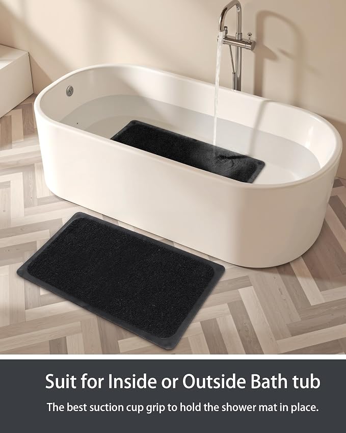Mecko Non Slip Shower Mats, 17x30 Inch, Anti-Slip Bathtub Mats - Image 7
