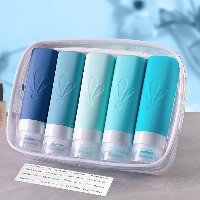 INSFIT Travel Bottles for Toiletries, TSA Approved 3oz Travel Size Toiletries - Image 5