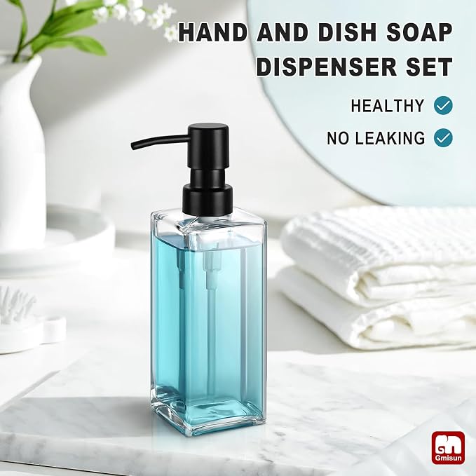 GMISUN Glass Soap Dispenser - Image 5