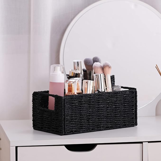 Vagusicc Wicker Storage Basket, Small Storage Baskets - Image 7