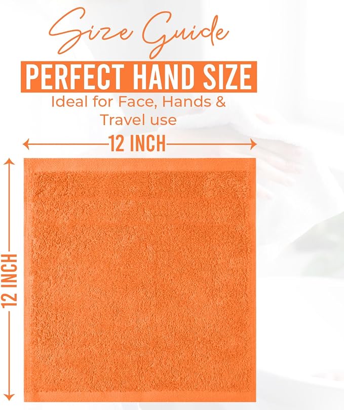 DAN RIVER 24 Pack Wash Cloths for Showering - Image 2