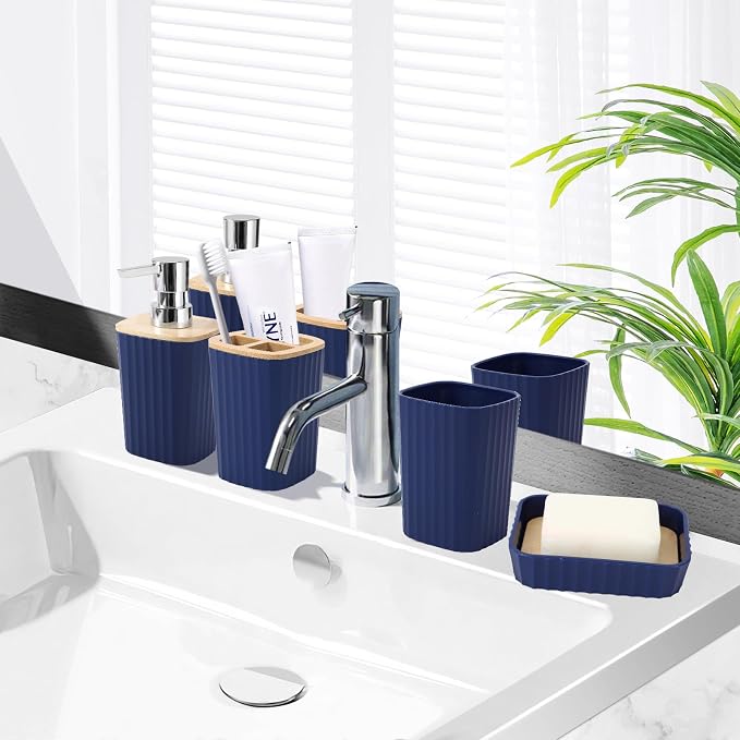 Blue Bathroom Set - Image 5