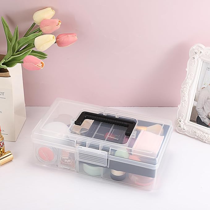 JUXYES Plastic Carry Storage Box - Image 7
