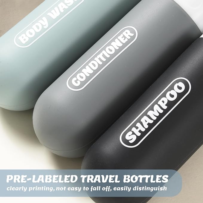 Silicone Travel Bottles for Toiletries - Image 2
