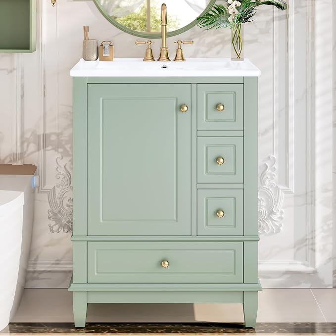 Harper & Bright Designs 24" Bathroom Vanity - Image 3