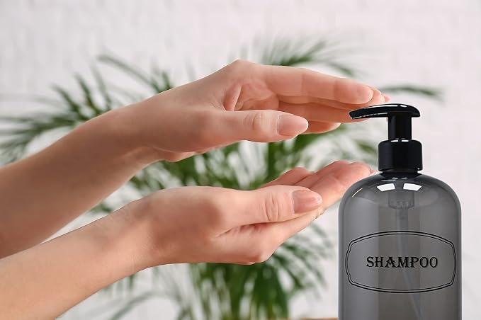 Bottiful Home-16 oz Shampoo and Conditioner Refillable Empty Plastic Pump - Image 8