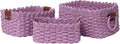 Small baskets for Organizing, Cute woven Storage basket by QingtuHome