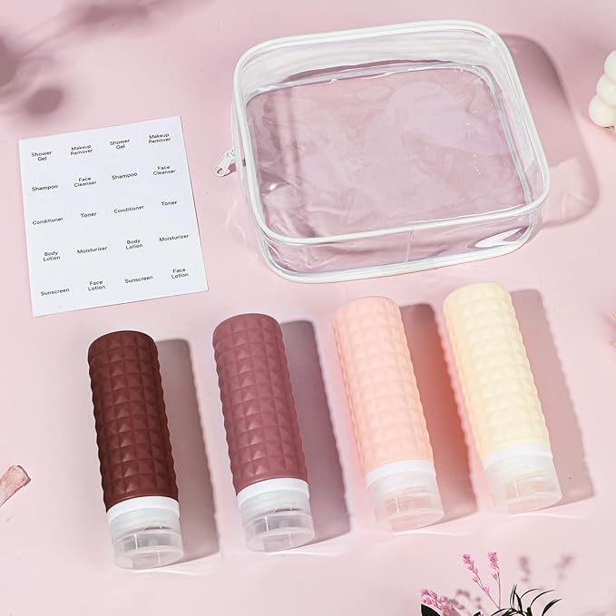 Travel Bottles for Toiletries, TSA Approved Travel Size Containers, Leak Proof - Image 2