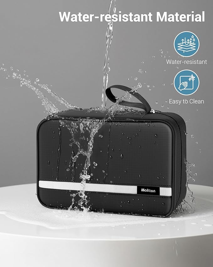 Maliton Toiletry Bag for Men & Women Travel Toiletry Bag Hanging Toiletry Bag - Image 4