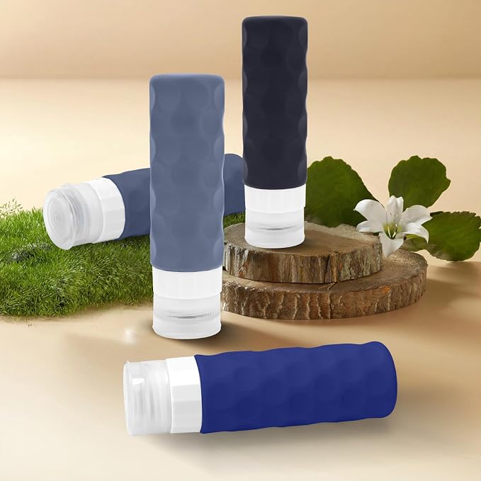 Travel Bottles for Toiletries, BPA Free Leak Proof Premium Silicone Bottles - Image 6