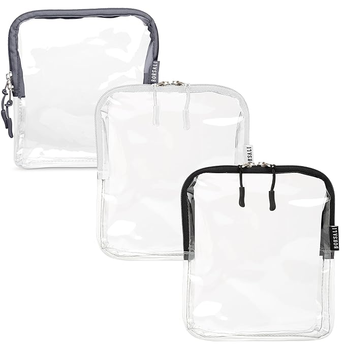 BORSALI TSA Approved Toiletry Bag by Borsali