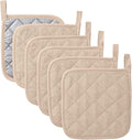 Kitchen Pot Holders Set Heat Resistant Pure Cotton Potholders Kit Trivets Large by KLNYOO