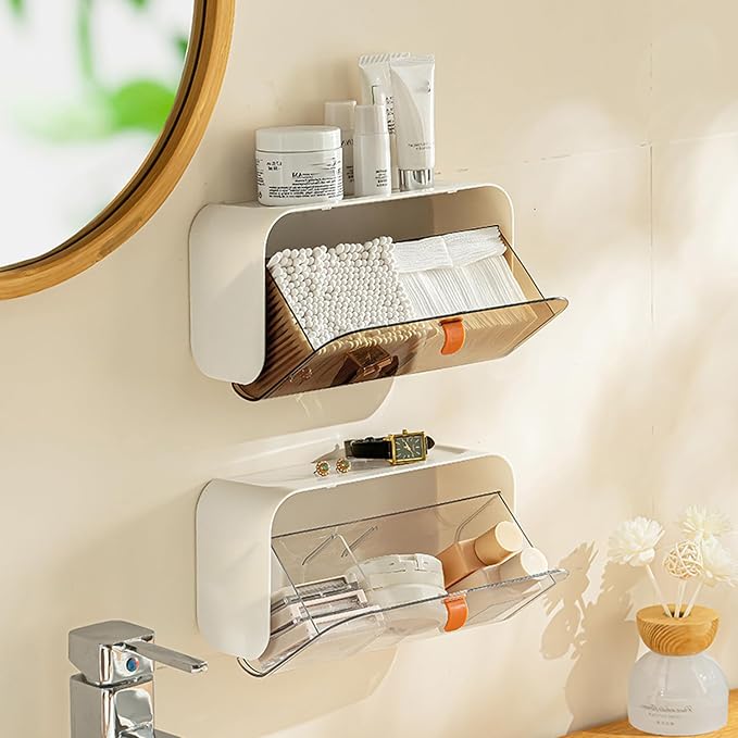 MORNITE Pad Holder for Bathroom, Sanitary Napkins Organizer, Feminine Tampons - Image 2