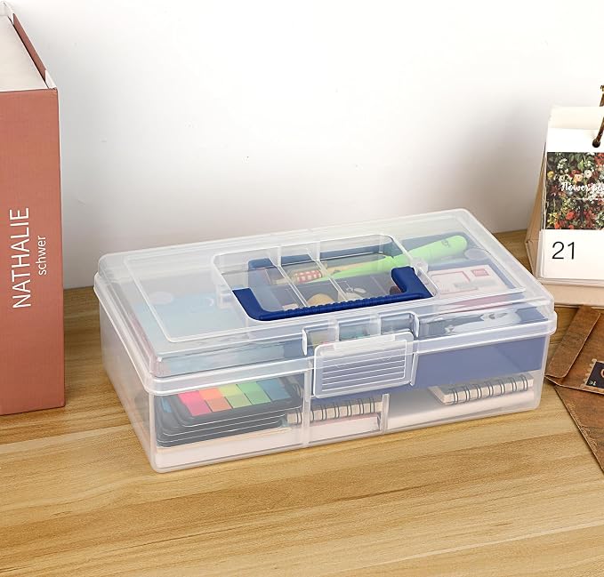 JUXYES Plastic Carry Storage Box - Image 8