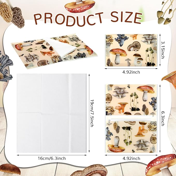 Geyee 50 Packs Tissue Travel Size Facial Paper Napkins Travel Packs Disposable - Image 2