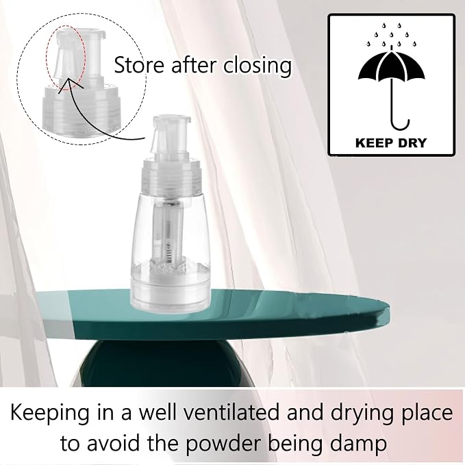Aethland Powder Spray Bottle for Dry Shampoo, Talc and Powder Applying Bottle - Image 3
