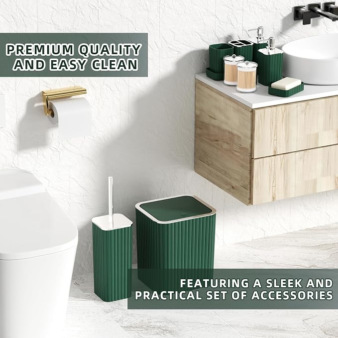 Bathroom Set- 25PC Green Bathroom Sets, Bathroom Set - Image 5