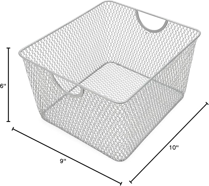 YBM HOME Kitchen Pantry Organizer Wire Baskets - Image 2
