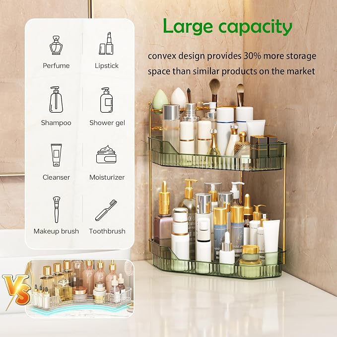 Corner Bathroom Counter Organizer - Image 5