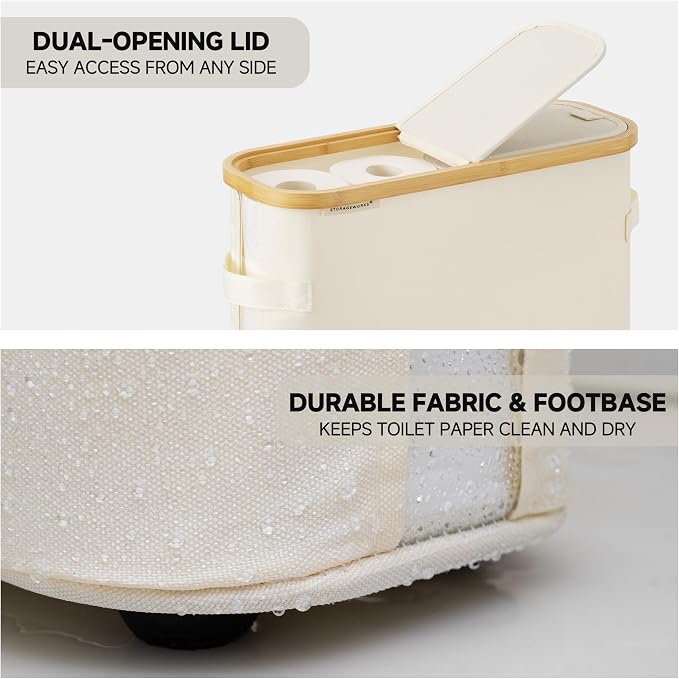 StorageWorks Toilet Paper Storage Baskets - Image 5