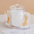 3-in-1 Q-Tip Holder for Bathroom – Premium Vanity Organizer Canister by Unknown