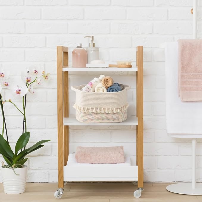 TeoKJ Woven Baskets for Storage, Cute Baskets for Organizing in Classroom - Image 5