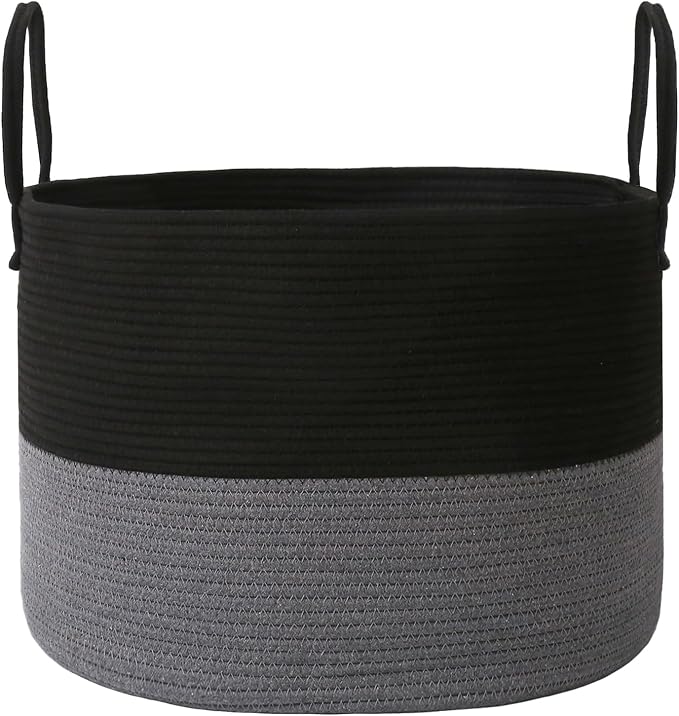 65L Extra Large Blanket Basket for Living Room by JMvicyroam